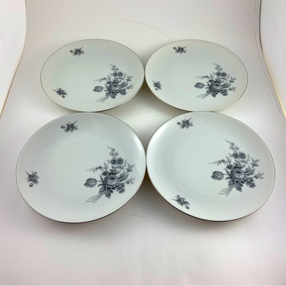 Vintage Winterling Bavaria Germany China 7 1/2" Salad Plates Set of 4